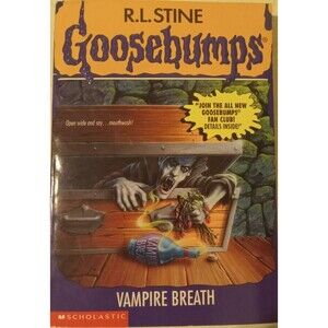 R.L. Stine's Goosebumps Book #49 Vampire Breath Preowned
